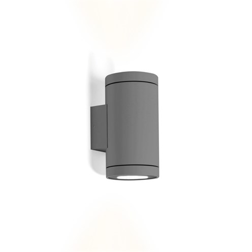 Wever & Ducré+TUBE WALL 2.0 LED 20,1W 1270lm 3000K CRI>90 36°, hämardatav phase-cut, IP65, välisvalgusti, hall